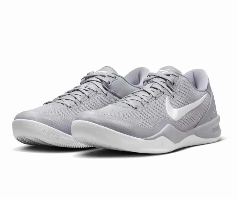 Kobe 8 Protro Wolf Grey Shoes Sneakers - Image 6