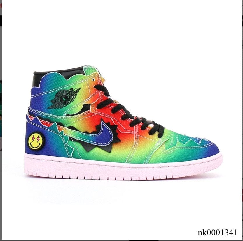 Alternative view of Balvin x Air Jordan 1 High OG Multi Shoes Sneakers
