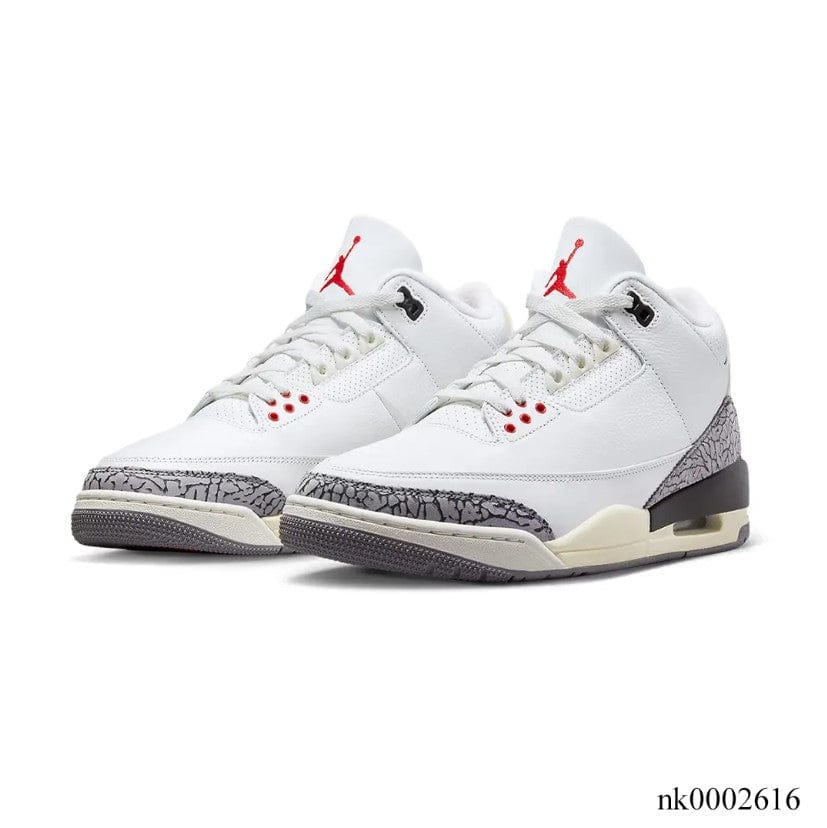 Air Jordan 3 Retro White Cement Reimagined Shoes Sneakers - Image 6