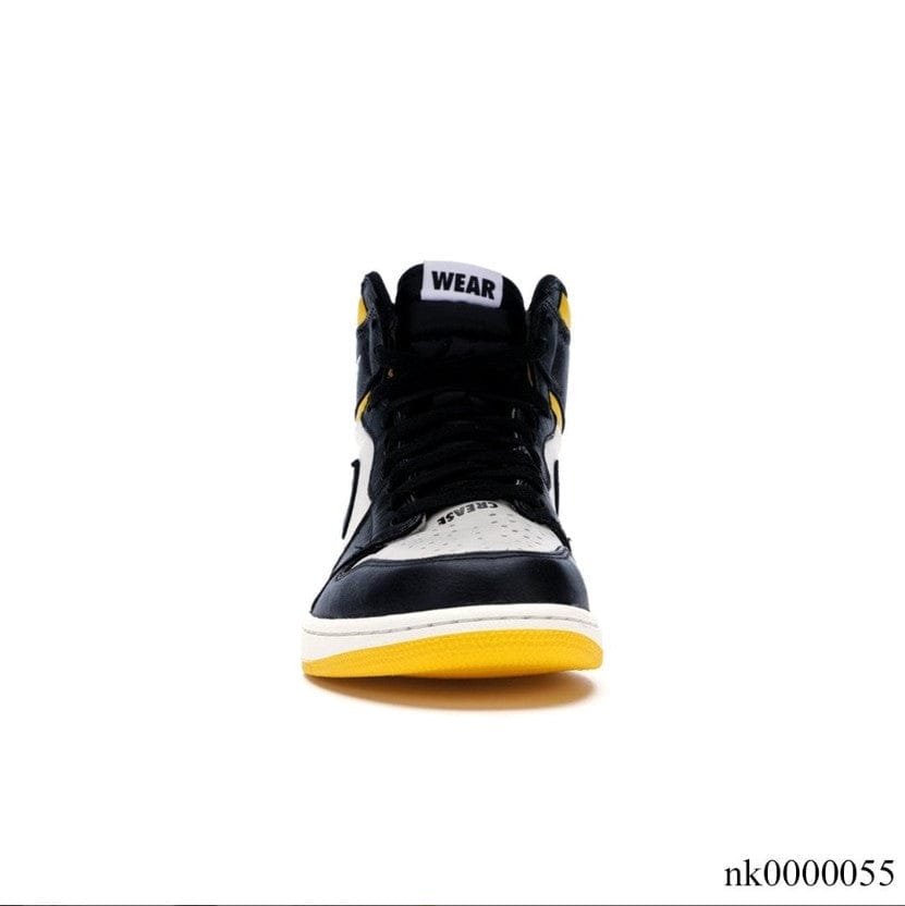 Alternative view of Air Jordan 1 Retro High “Not for Resale” Varsity Maize Shoes Sneakers