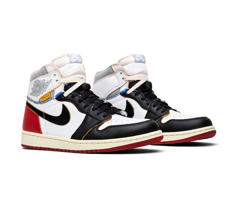 Air Jordan 1 Retro High Union LA Black Toe Shoes Sneakers - Image 5