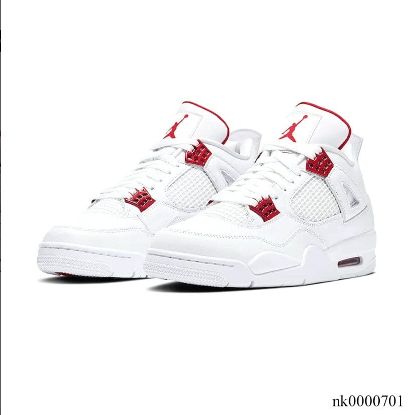 Air Jordan 4 Retro Metallic Red Shoes Sneakers - Image 6