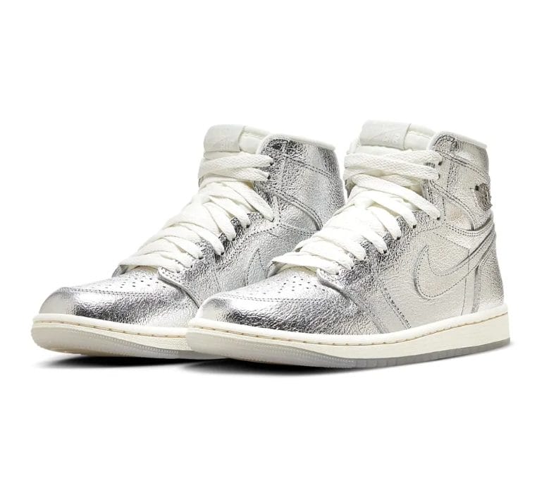 AJ 1 Retro High Chrome Shoes Sneakers - Image 5