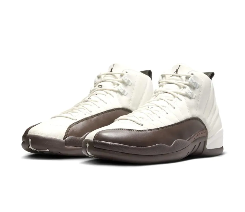 SoleFly x Air Jordan 12 CafecitoBaroque Brown Shoes Sneakers - Image 6