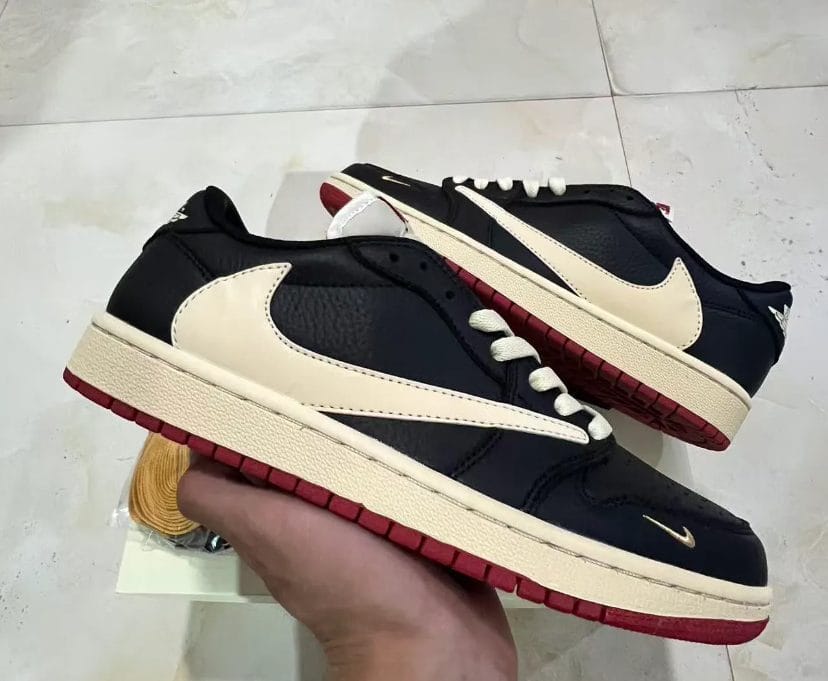 Nigel Sylvester x Travis Scott x Air Jordan 1 Low OG Shoes Sneakers - Image 8