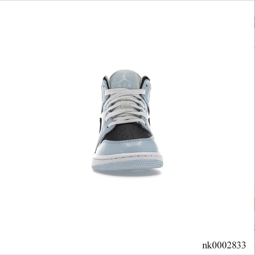 Air Jordan 1 Mid Ice Blue Shoes Sneakers - Image 3