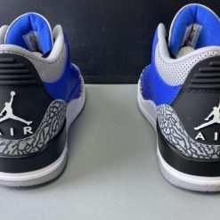 Alternative view of Air Jordan 3 Retro Varsity Royal Cement Shoes Sneakers
