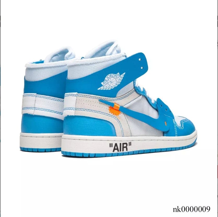 Off-White x Air Jordan 1 High OG UNC Shoes Sneakers - Image 5