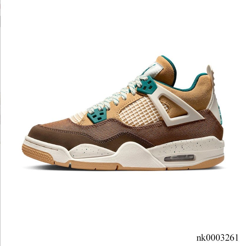 Alternative view of Air Jordan 4 Cacao Wow Shoes Sneakers