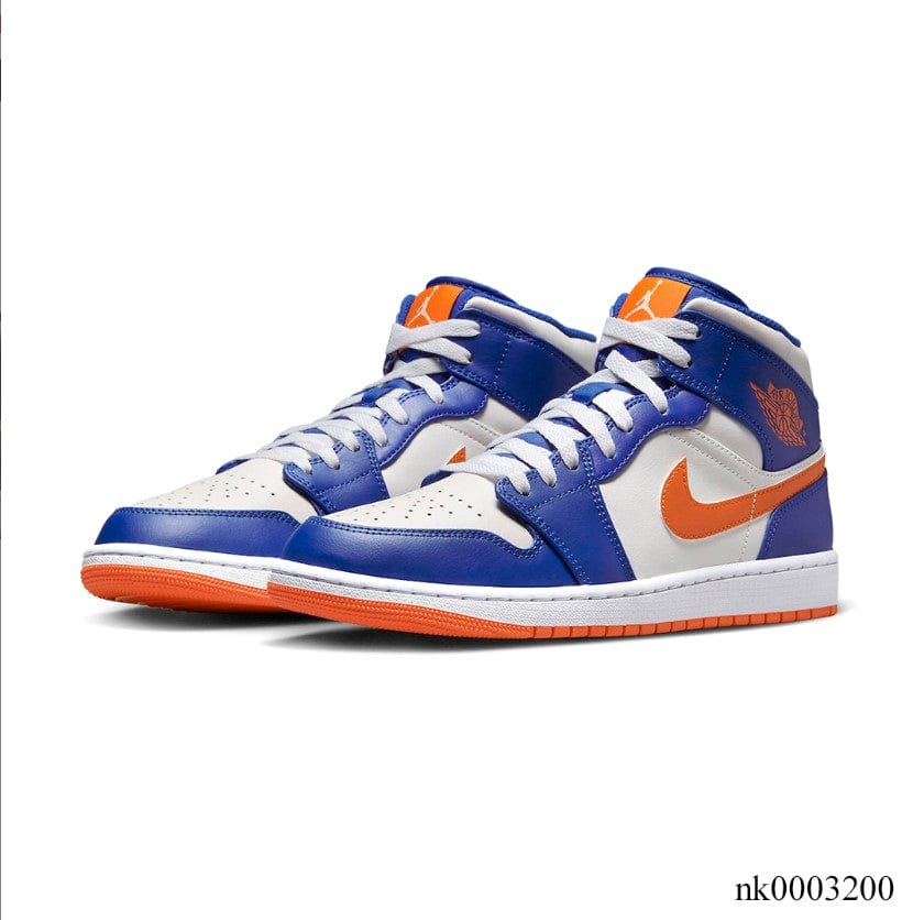 Air Jordan 1 Mid Knicks Shoes Sneakers - Image 3