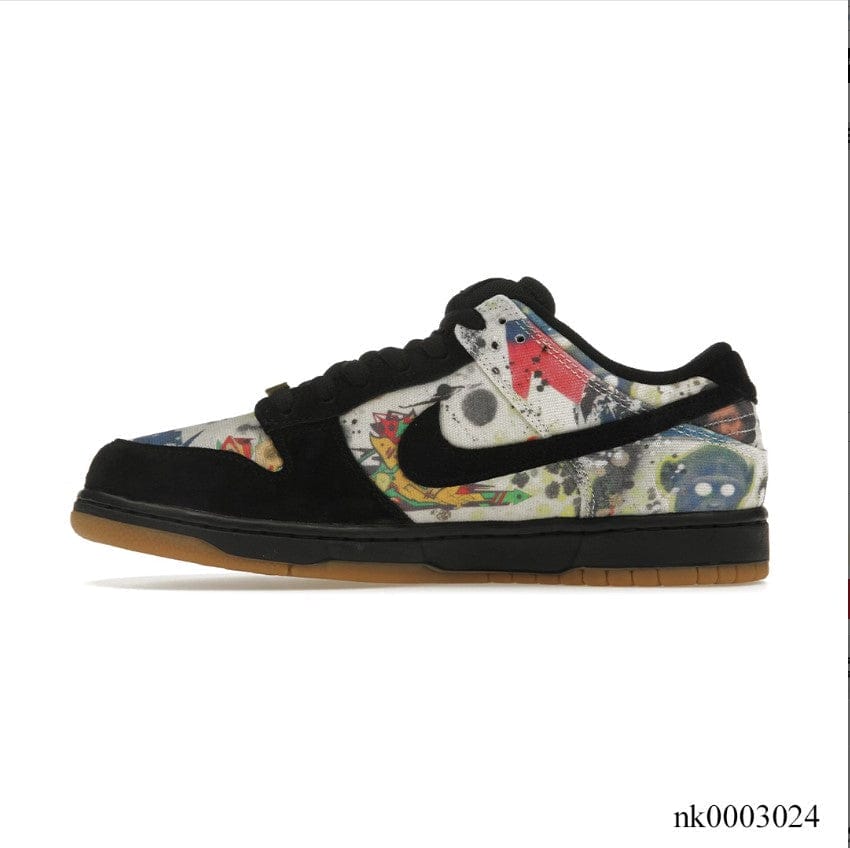 Alternative view of Nike SB Dunk Lows x Supreme “RAMMELLZEE” Shoes Sneakers