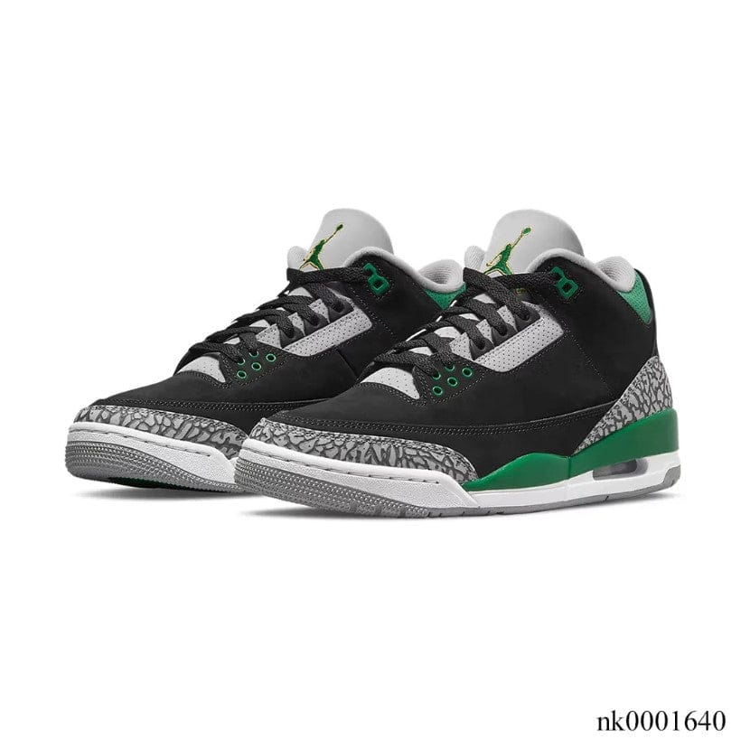 Air Jordan 3 Retro Pine Green Shoes Sneakers - Image 4