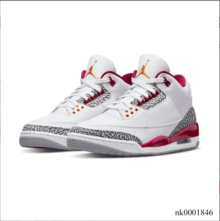 Air Jordan 3 Retro Cardinal Red Shoes Sneakers - Image 5