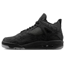 KAWS x AJ 4 Black Shoes Sneakers