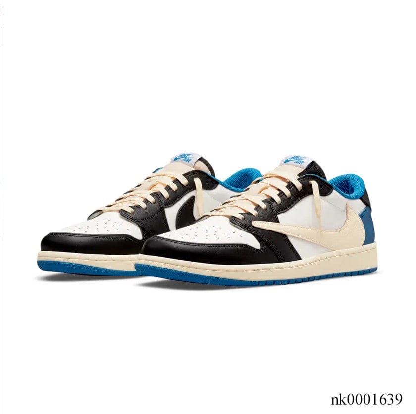 Alternative view of Travis Scott x AJ 1 Low x Fragment Shoes Sneakers