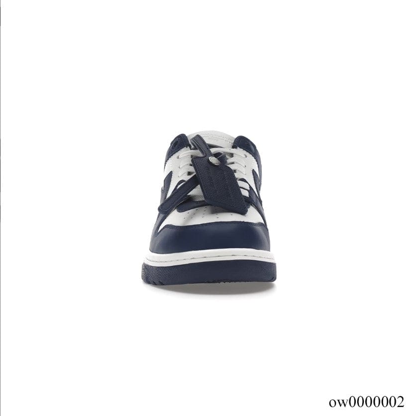Alternative view of OFF-WHITE Out Of Office OOO Low Tops Dark Blue White Shoes Sneakers