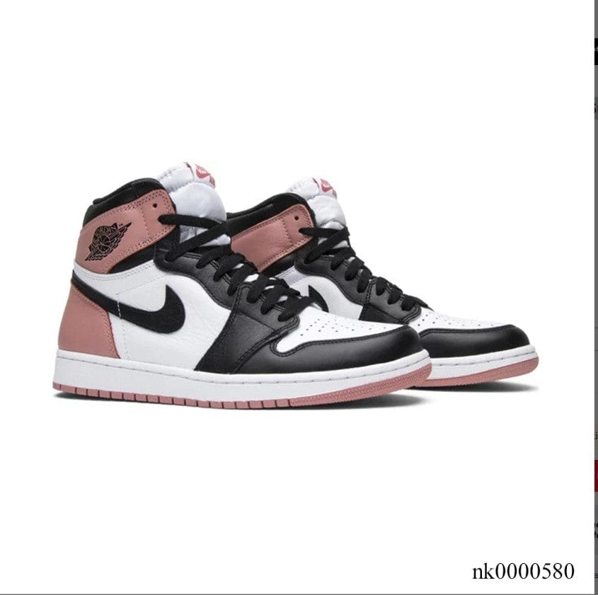 Alternative view of Air Jordan 1 Retro High Rust Pink Shoes Sneakers