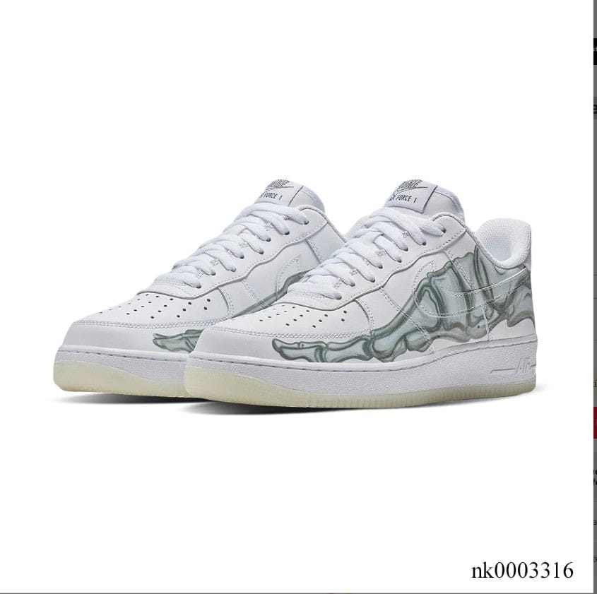Alternative view of Air Force 1 Low Skeleton Halloween Shoes Sneakers