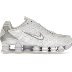 Shox TL White Metallic Silver Max Orange Shoes Sneakers
