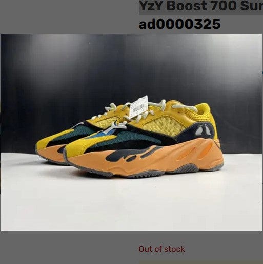 Yeezy Boost 700 Sun Yellow Shoes Sneakers - Image 8