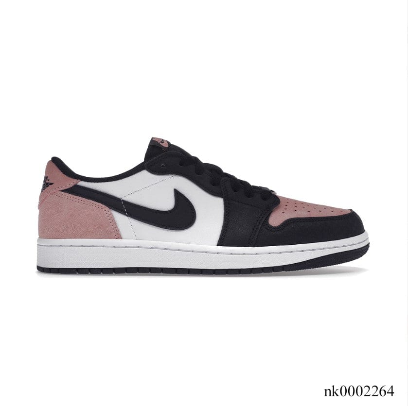 Alternative view of Air Jordan 1 Low OG Bleached Coral Shoes Sneakers