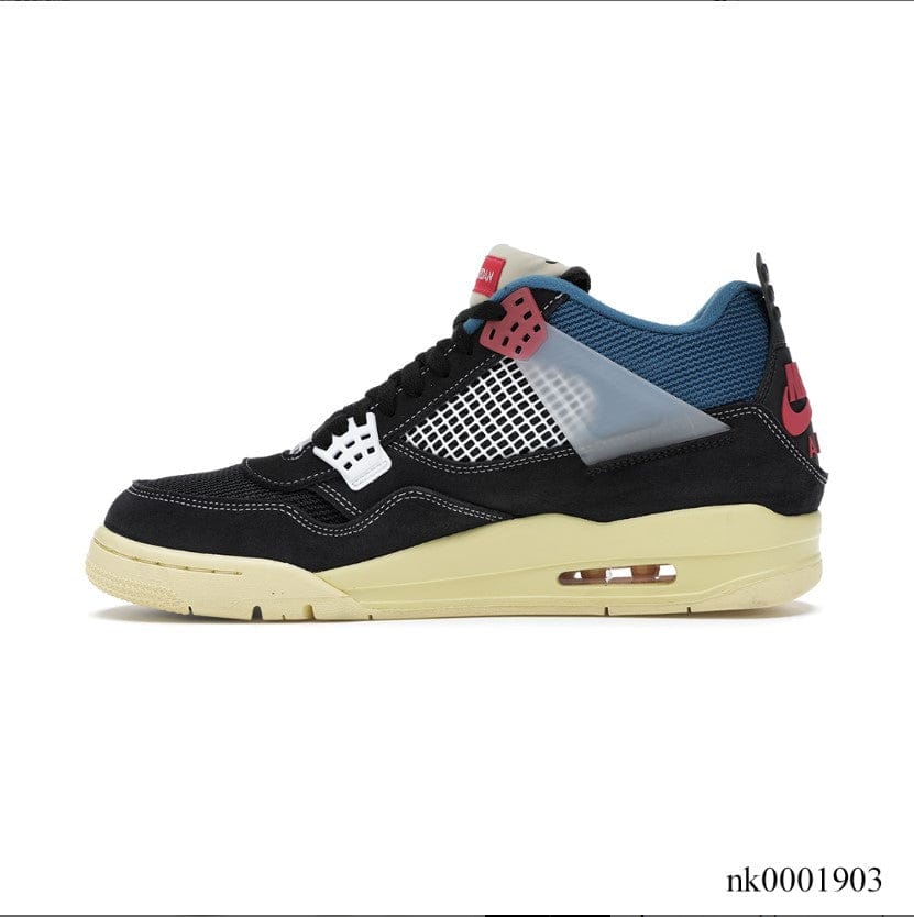 Air Jordan 4 Retro Union Off Noir Shoes Sneakers - Image 5