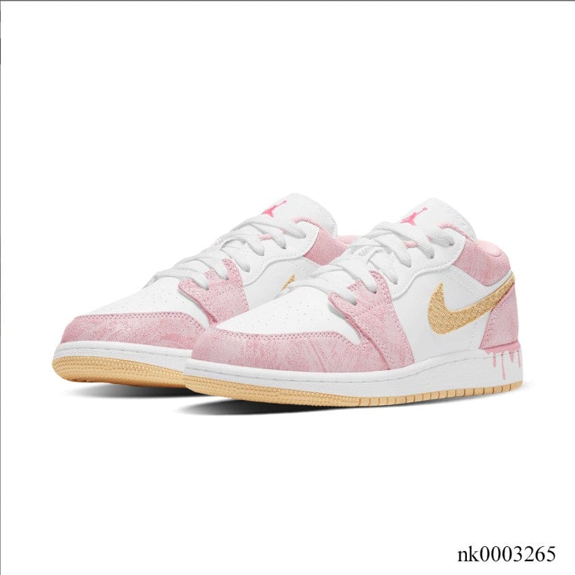 Alternative view of Air Jordan 1 Low Paint Drip Shoes Sneakers