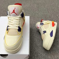 Alternative view of J Balvin x AJ 4 Medellín Sunset Shoes Sneakers