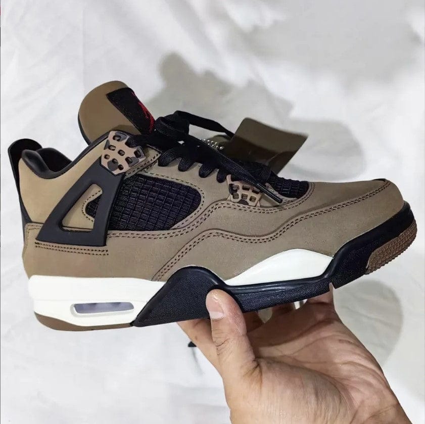 Travis Scott x Air Jordan 4 Olive Shoes Sneakers - Image 3