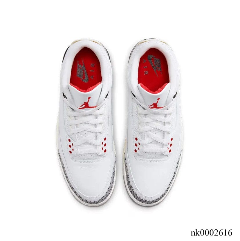 Alternative view of Air Jordan 3 Retro White Cement Reimagined Shoes Sneakers