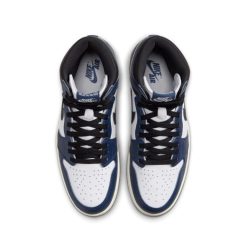 Alternative view of Air Jordan 1 High OG Midnight Navy Shoes Sneakers