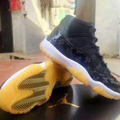 Alternative view of Drake x AJ 11 OVO Monogram Black Sample Shoes Sneakers