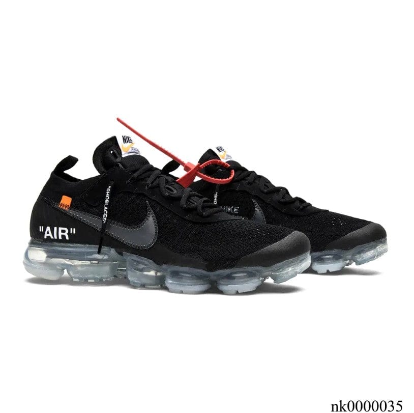 Alternative view of Off-White Air Jordan Vapor Max Black Shoes Sneakers