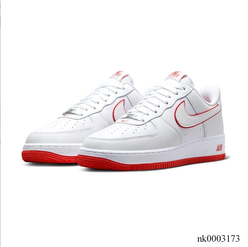 Air Force 1 Low White Picante Red Shoes Sneakers - Image 3