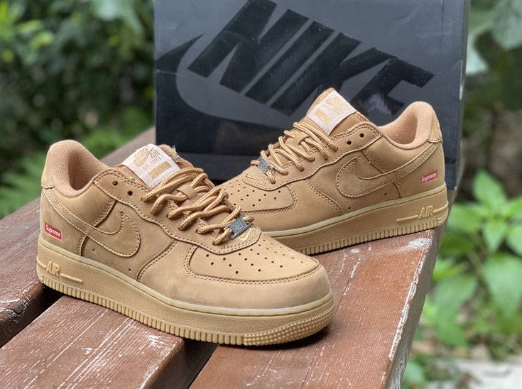 Air Force 1 Low SP Supreme Wheat Shoes Sneakers - Image 3