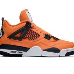 Alternative view of Air Jordan 4 Total Orange Shoes Sneakers