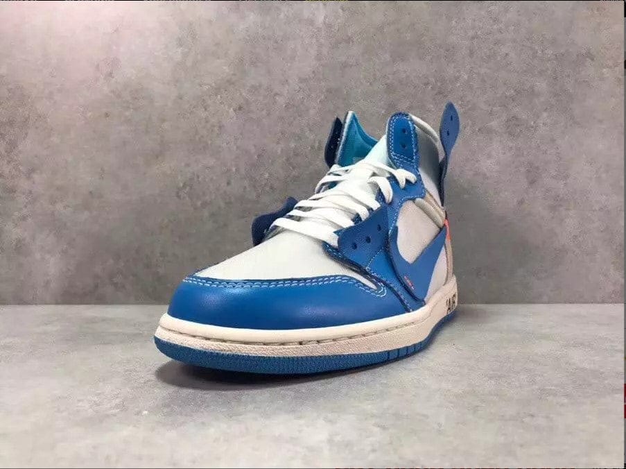 Off-White x Air Jordan 1 High OG UNC Shoes Sneakers - Image 6