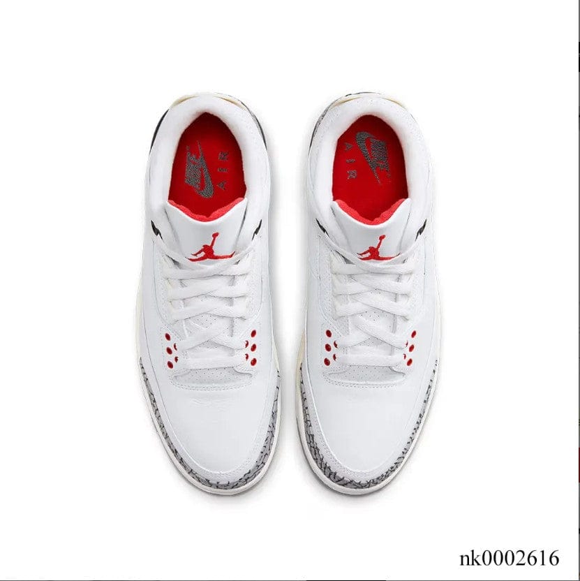 Alternative view of Air Jordan 3 Retro White Cement Reimagined Shoes Sneakers