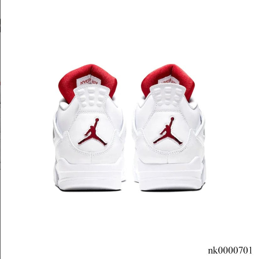 Air Jordan 4 Retro Metallic Red Shoes Sneakers - Image 3