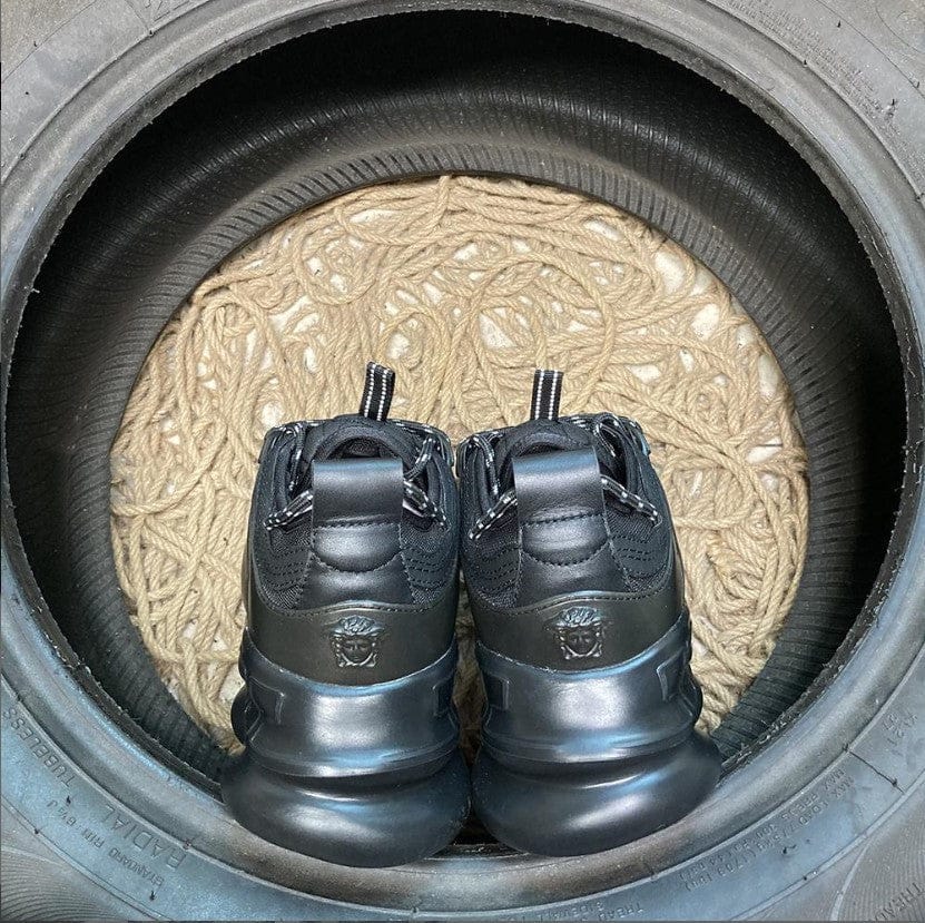 Chain Reaction Full Black Shoes Sneakers 2 - Image 9