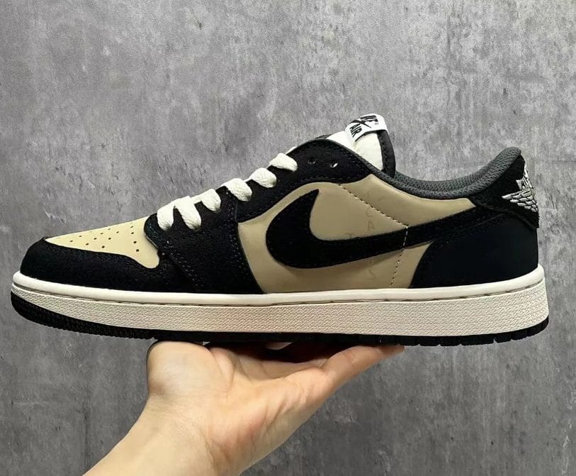 Travis Scott x AJ 1 Low OG Pale Vanilla Shoes Sneakers - Image 2