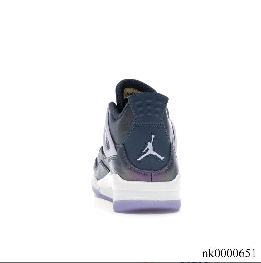 Air Jordan 4 Retro Monsoon Blue (GS) Shoes Sneakers - Image 4