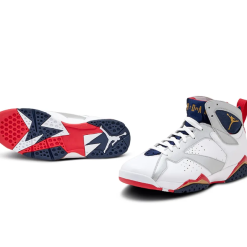 Alternative view of Air Jordan 7 Retro Olympic Shoes Sneakers