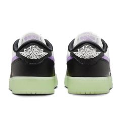 Alternative view of Air Jordan 1 Low Black Raspberry Shoes Sneakers