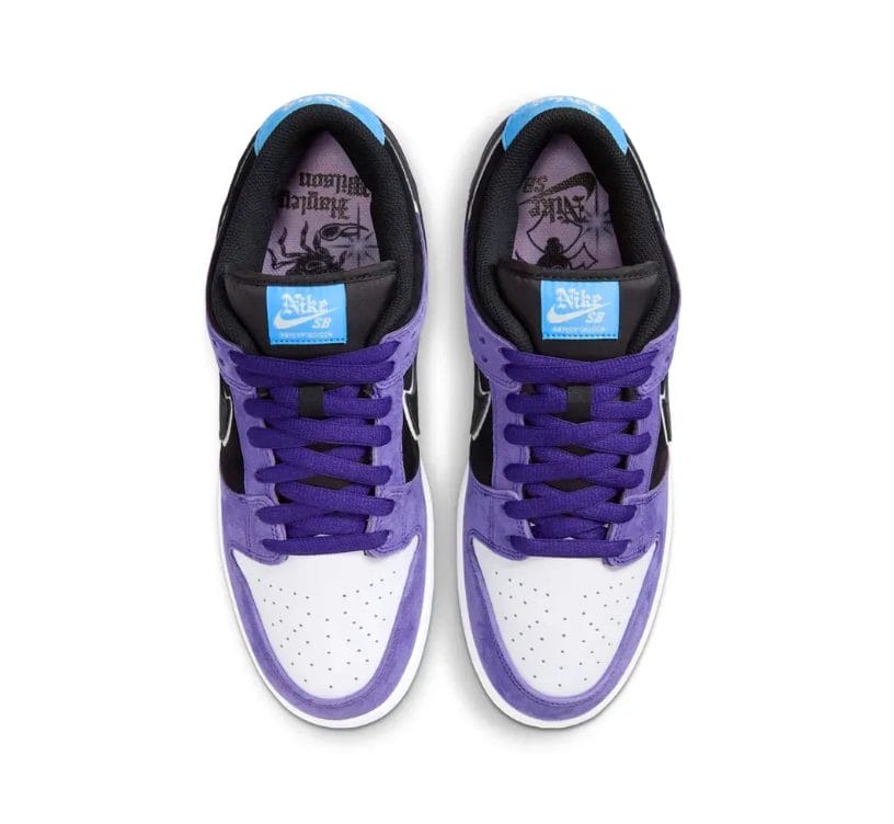Hayley Wilson x SB Dunk Low Court Purple Shoes Sneakers - Image 9