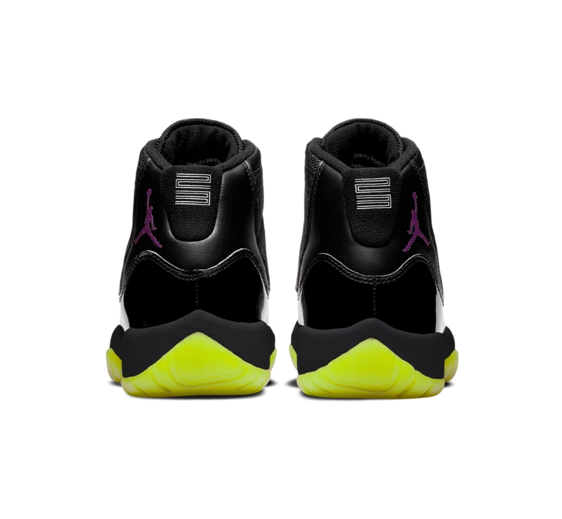 Air Jordan 11 BlackBarely Volt Shoes Sneakers - Image 8
