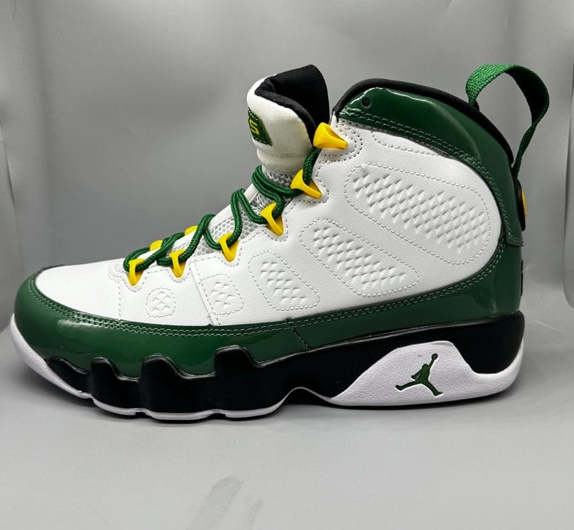 Air Jordan 9 PE Oregon Ducks Shoes Sneakers - Image 6