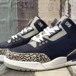 Alternative view of Air Jordan 3 Retro Georgetown (2021) Shoes Sneakers