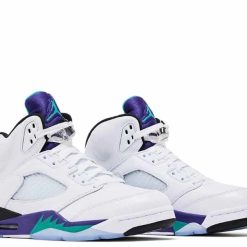Alternative view of Air Jordan 5 Grape Shoes Sneakers