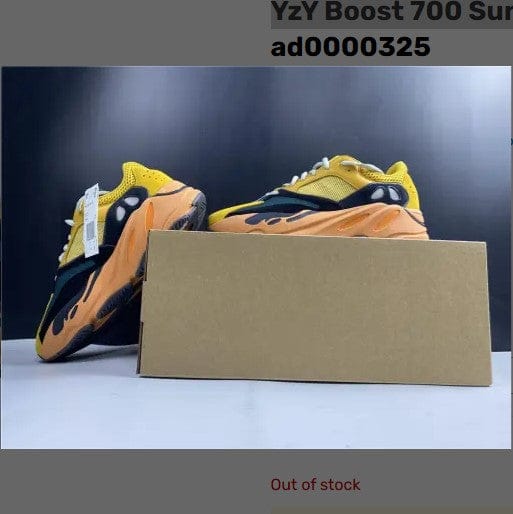 Yeezy Boost 700 Sun Yellow Shoes Sneakers - Image 9